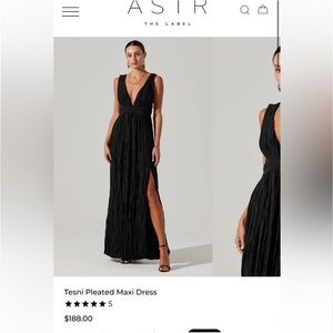 ASTR the label Tesni Pleated Maxi Dress
